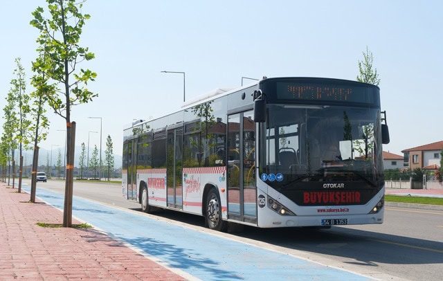 Otobüs şehir içi ulaşım hizmeti, otobüs durakları ve seferler.