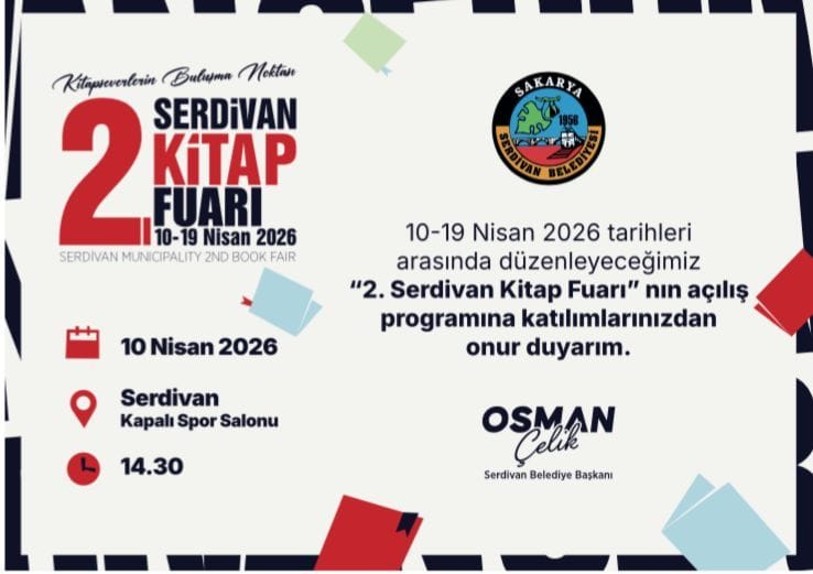 Serdivan’da 2. Kitap Fuarı Başlıyor: Öğrenci Katılımı ve Kültür Dolu Program