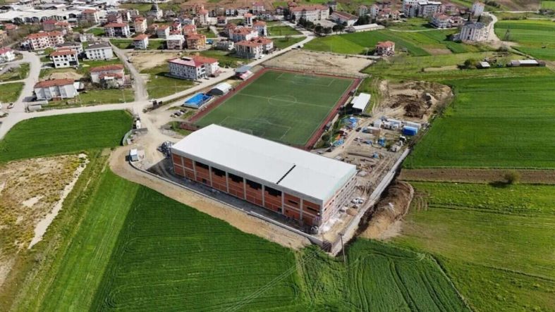 Kaynarca’da Yeni Spor Salonu Projesinde İnşaatın Yüzde 70’i Tamamlandı