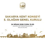 Sakarya Kent Konseyi 5. Genel Kurulu 24 Nisan'da Meclis Salonu'nda Başlıyor