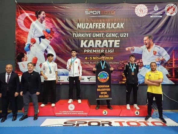 Serdivanlı Bedirhan Efe, Karate Premier Ligi’nde 63 Kiloda Türkiye Üçüncüsü Oldu