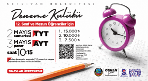 Serdivan Deneme Kulübü’nde Sınavlar Tamamlandı, Öğrenciler Gerçek Sınav Deneyimi Yaşıyor